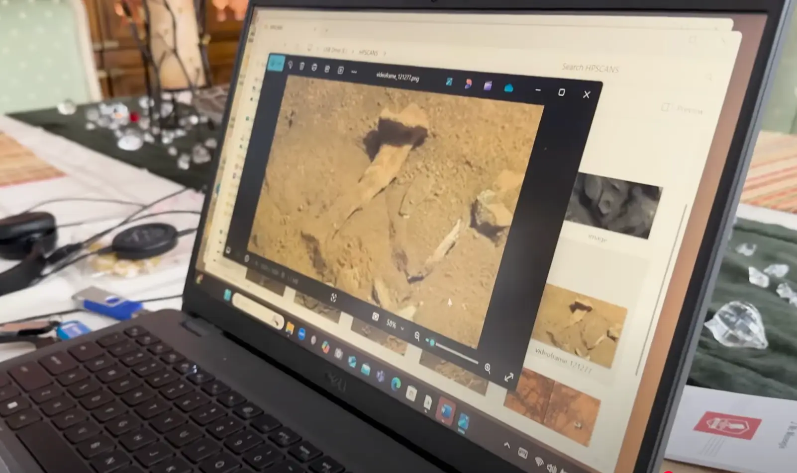 McMoneagle claims this is an image of a bone on Mars (Jesse Michels)