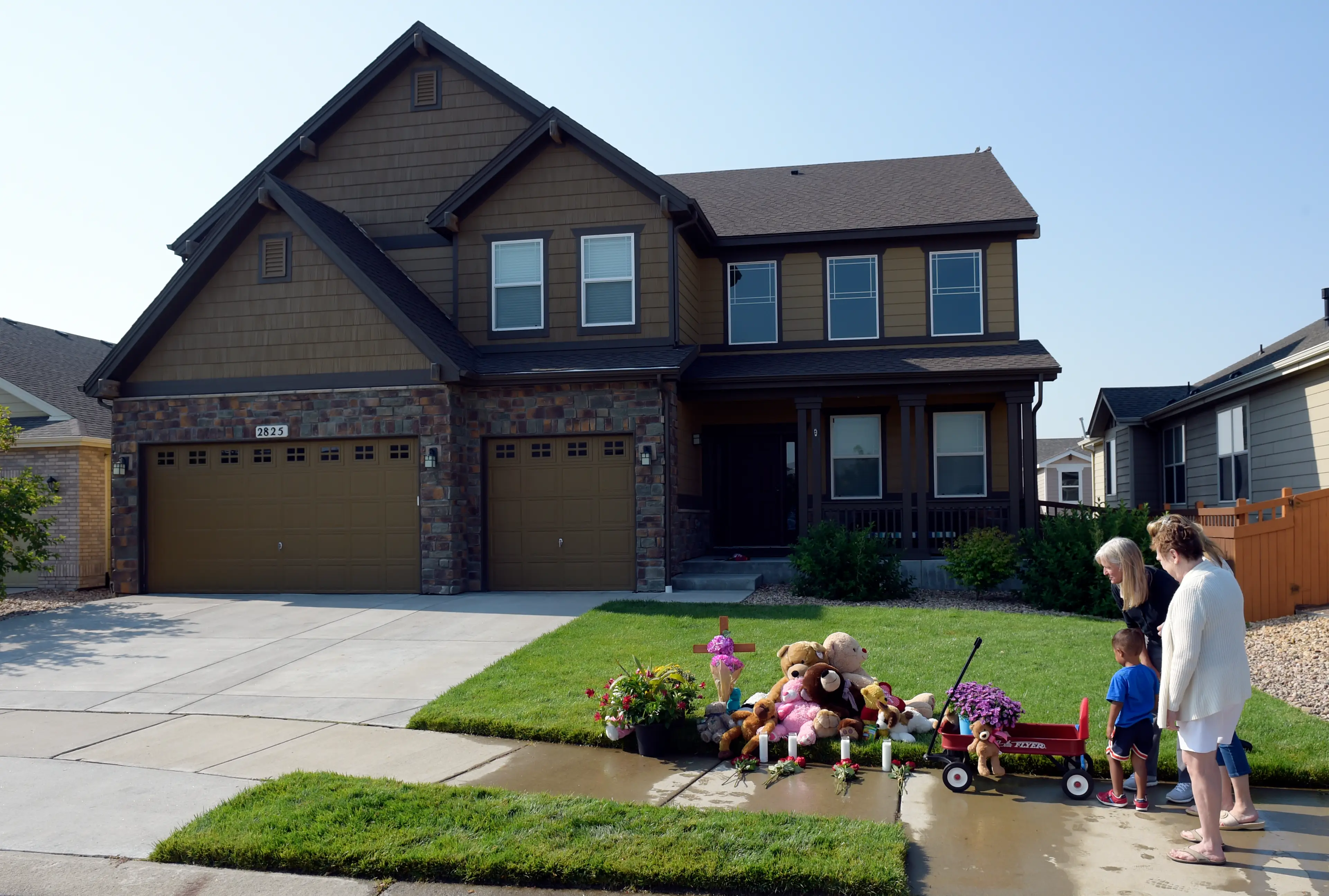 Watts killed Shanann in the family home in Frederick, Colorado, before murdering his two young daughters (Lewis Geyer/Digital First Media Group/Boulder Daily Camera via Getty Images)