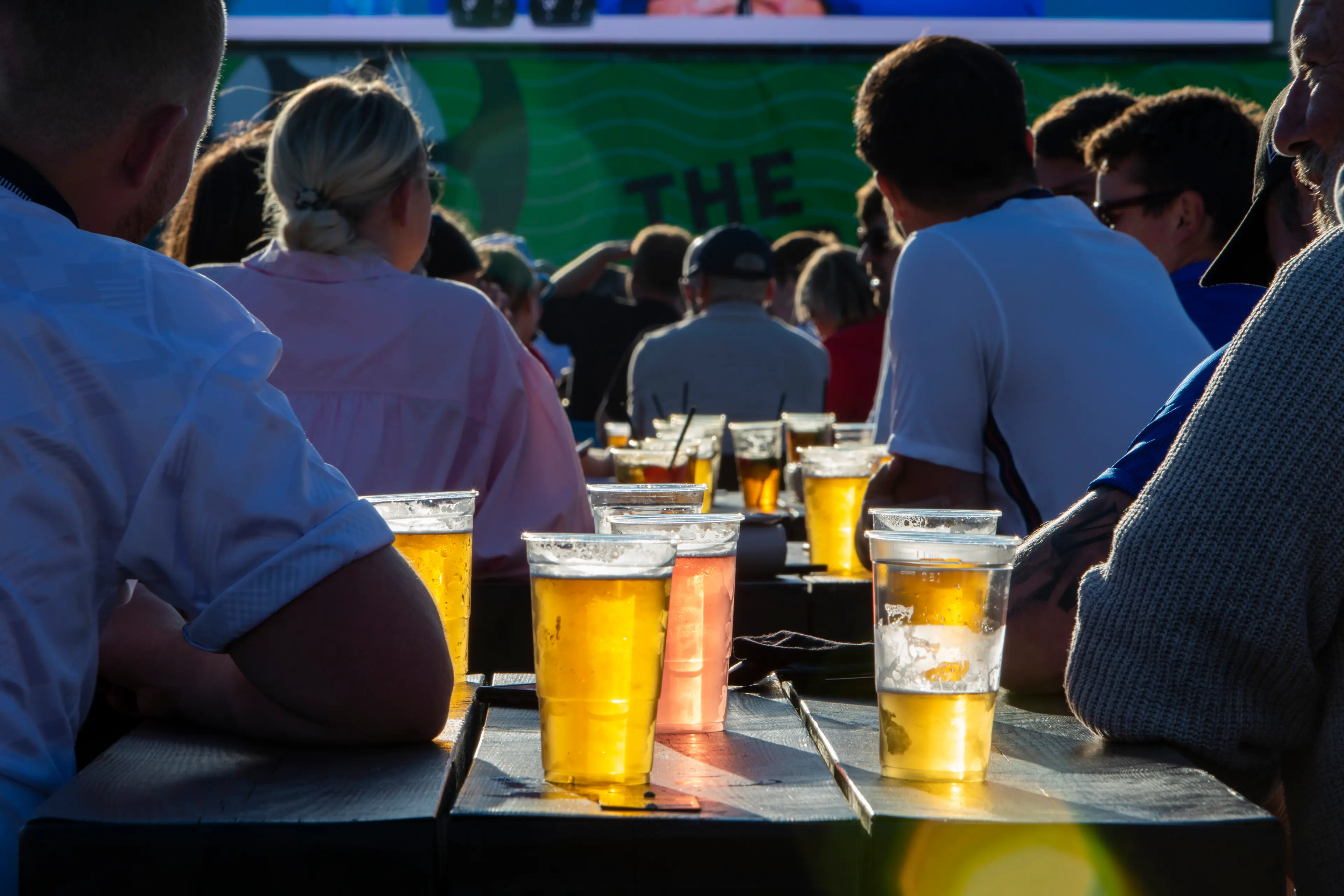 Pints combined with your team doing well can lead to rowdy reactions. (Getty Stock Images)
