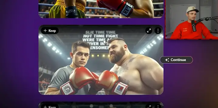 He ramped things up slightly (YouTube/Sambucha)