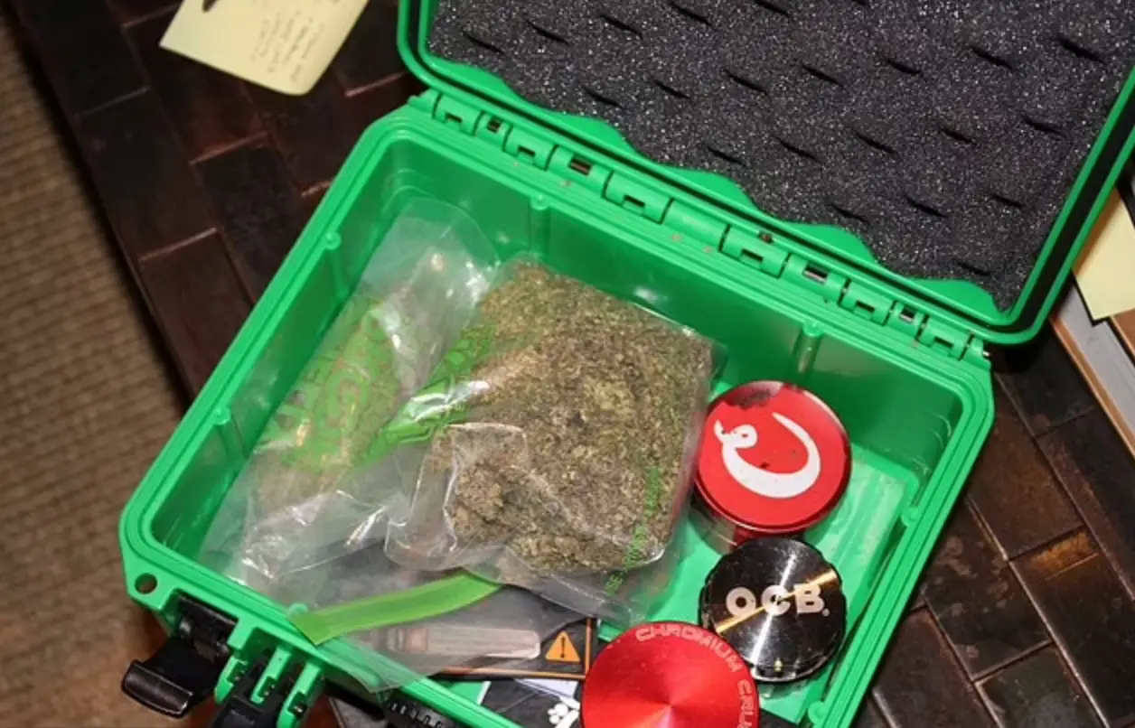 Including marijuana, in a case which contained the lettering 'Diddy' (Department of Justice)