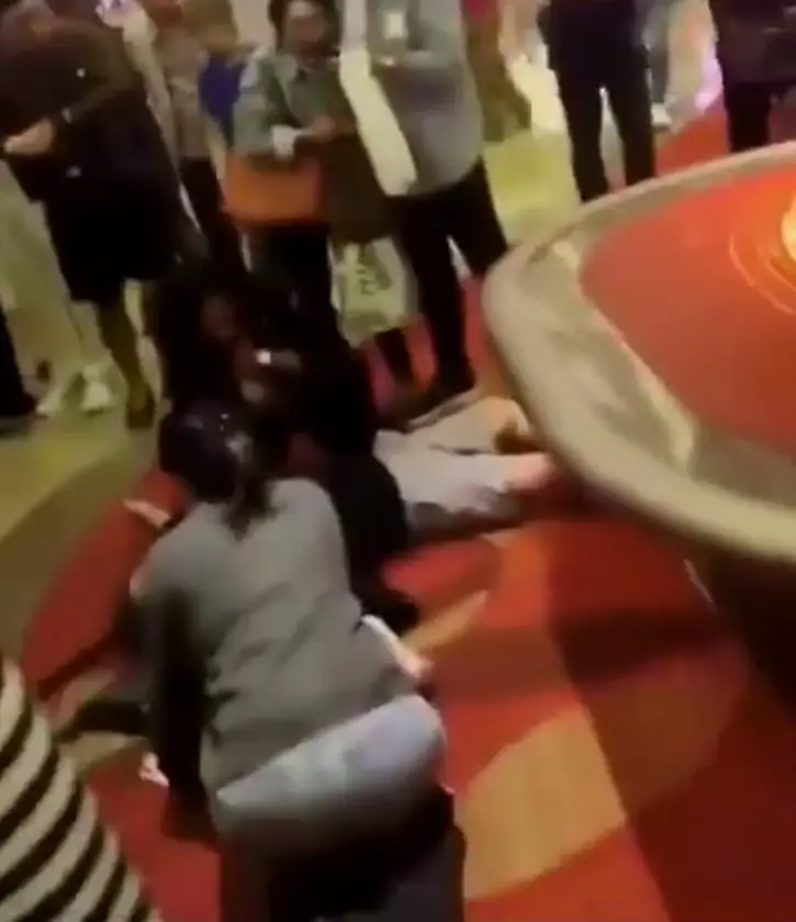 Reports say the bloke is now recovering in hospital following the casino incident (Jam Press)