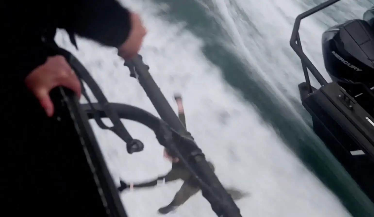 A teaser for the third series showed the celebrities completing daring challenges, including jumping from a boat to a helicopter (Fox)