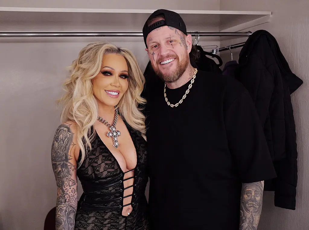 Jelly Roll's wife Bunnie Xo has revealed the sexual benefits of her husband's weight loss (John Shearer/Getty Images)