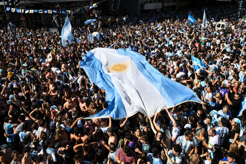 And the colours of Argentina (Rodrigo Valle/Getty Images)