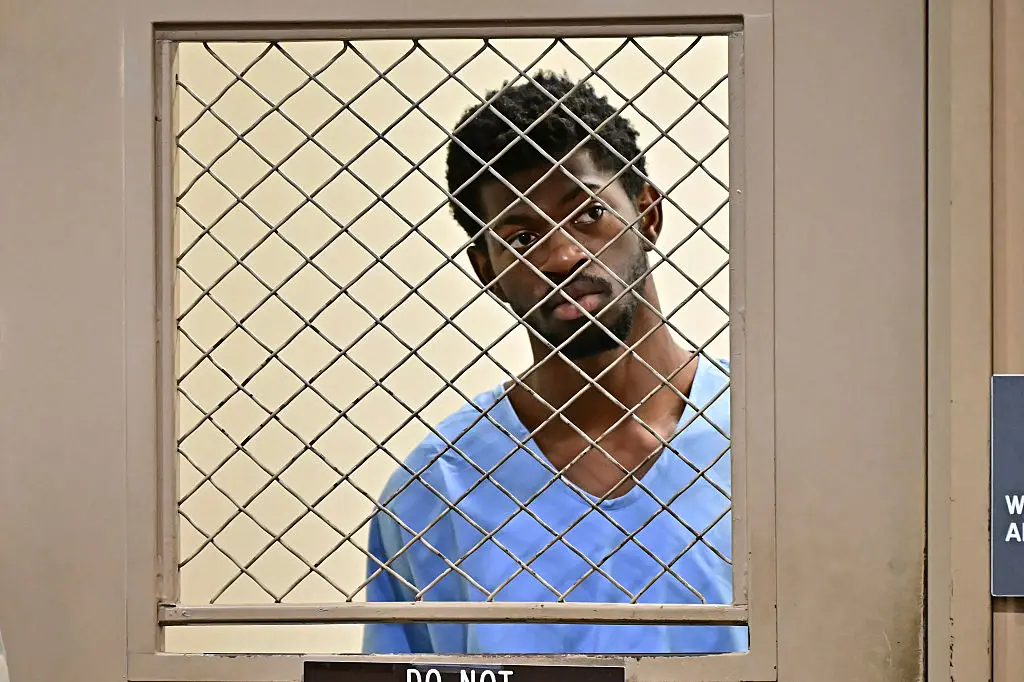 Lil Nas X at his arraignment yesterday (Frederic J. Brown-Pool/Getty Images)