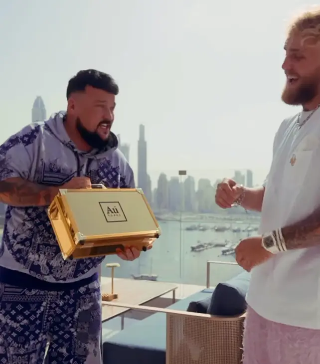 DJ Charlie Sloth challenged Jake Paul to get a tattoo of a vodka bottle in return for $250,000.