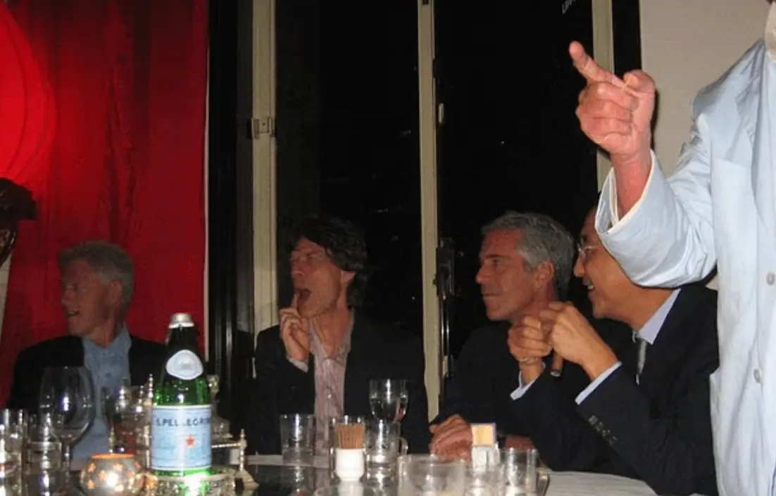 Jagger seen alongside Clinton and Epstein (Department of Justice)