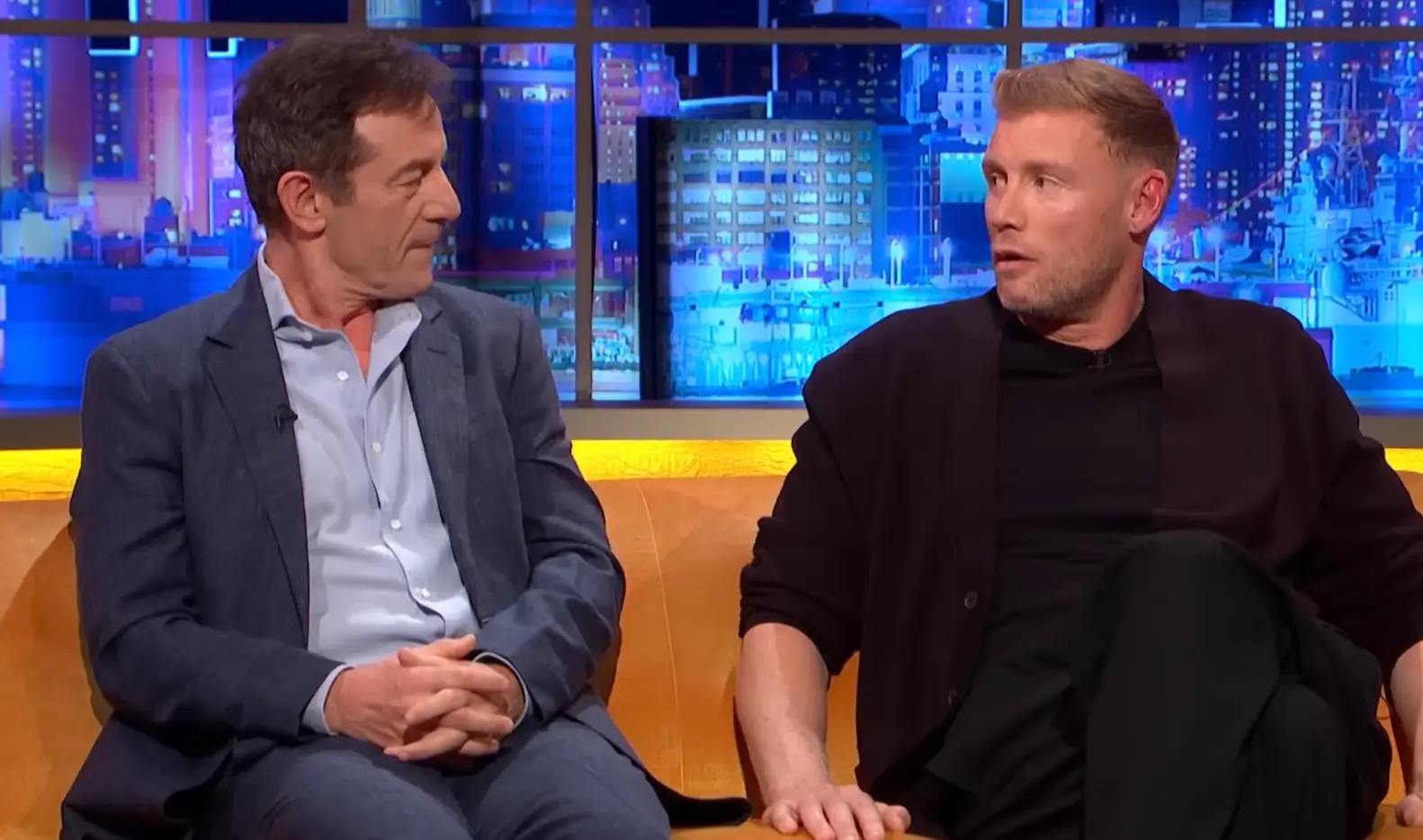 Flintoff had to point out where he's actually from. (ITV)