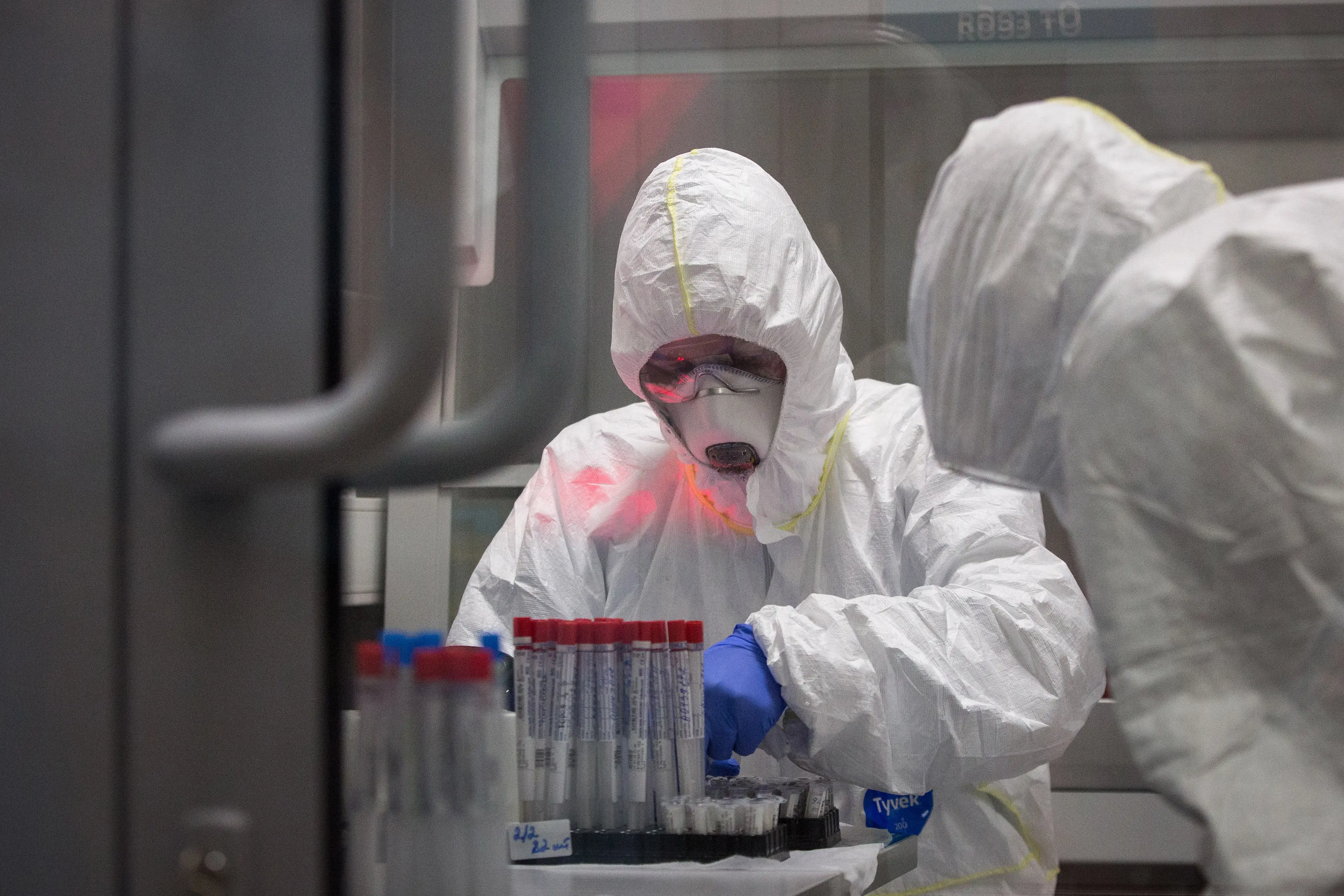 Several hospitals have reportedly been placed into lockdown following the death of the lab technician (Andrey Rudakov/Bloomberg via Getty Images)