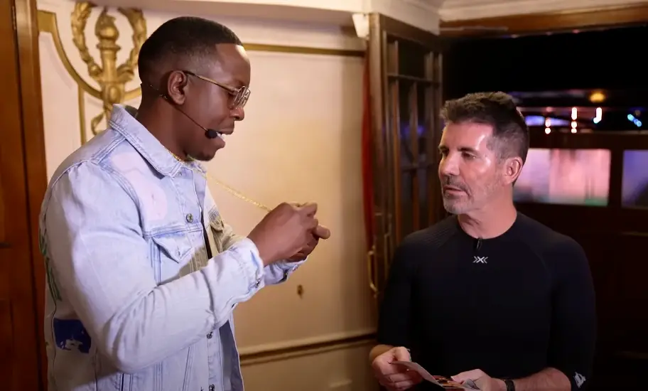 Simon Cowell didn't know what was coming. (ITV)