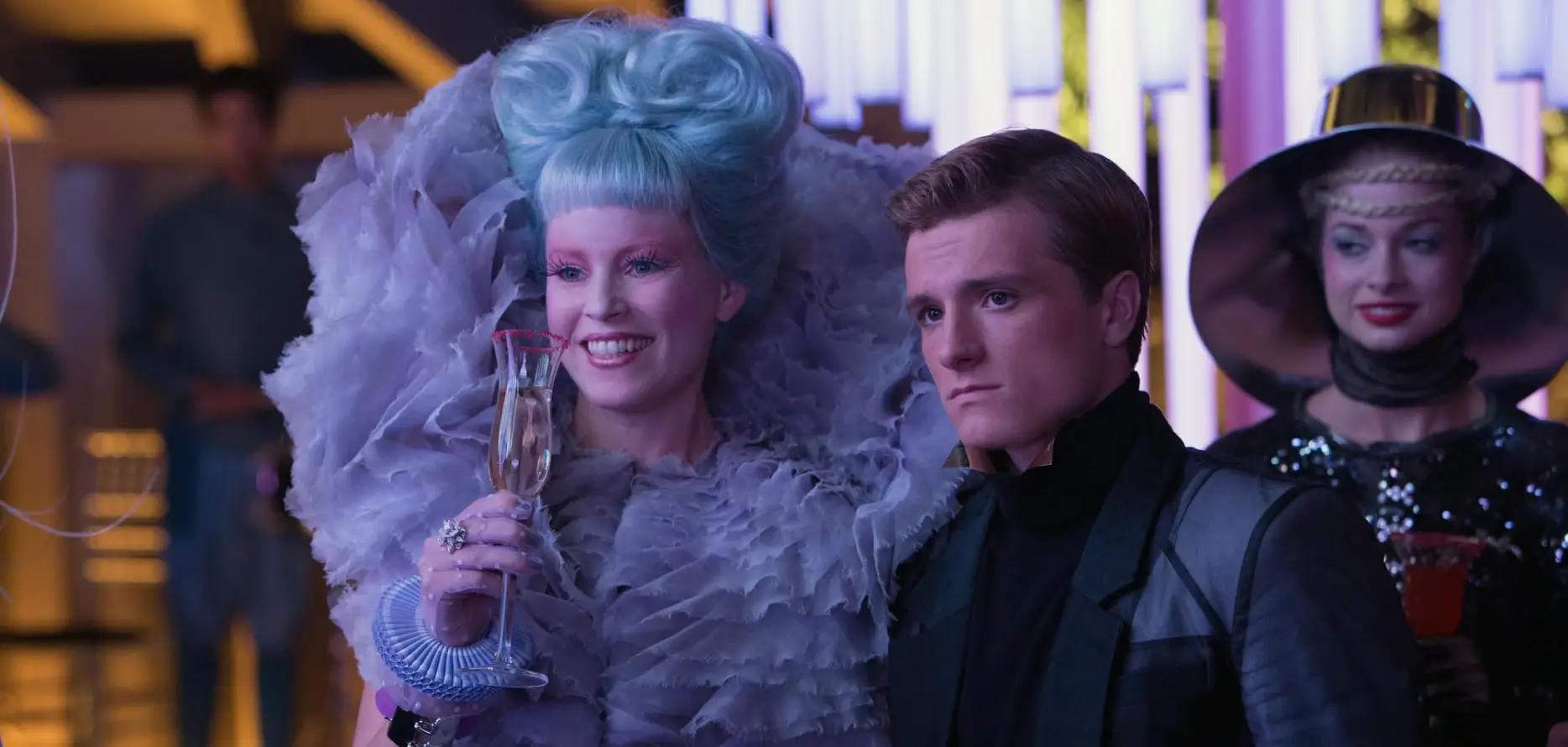 The video has been compared to the Hunger Games elite partying it up (Lionsgate)