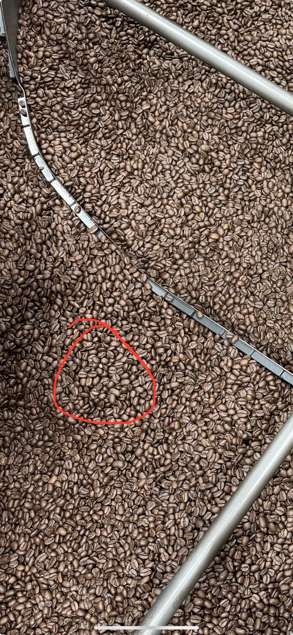 It was to the left and slightly below the pipe. (Reddit)