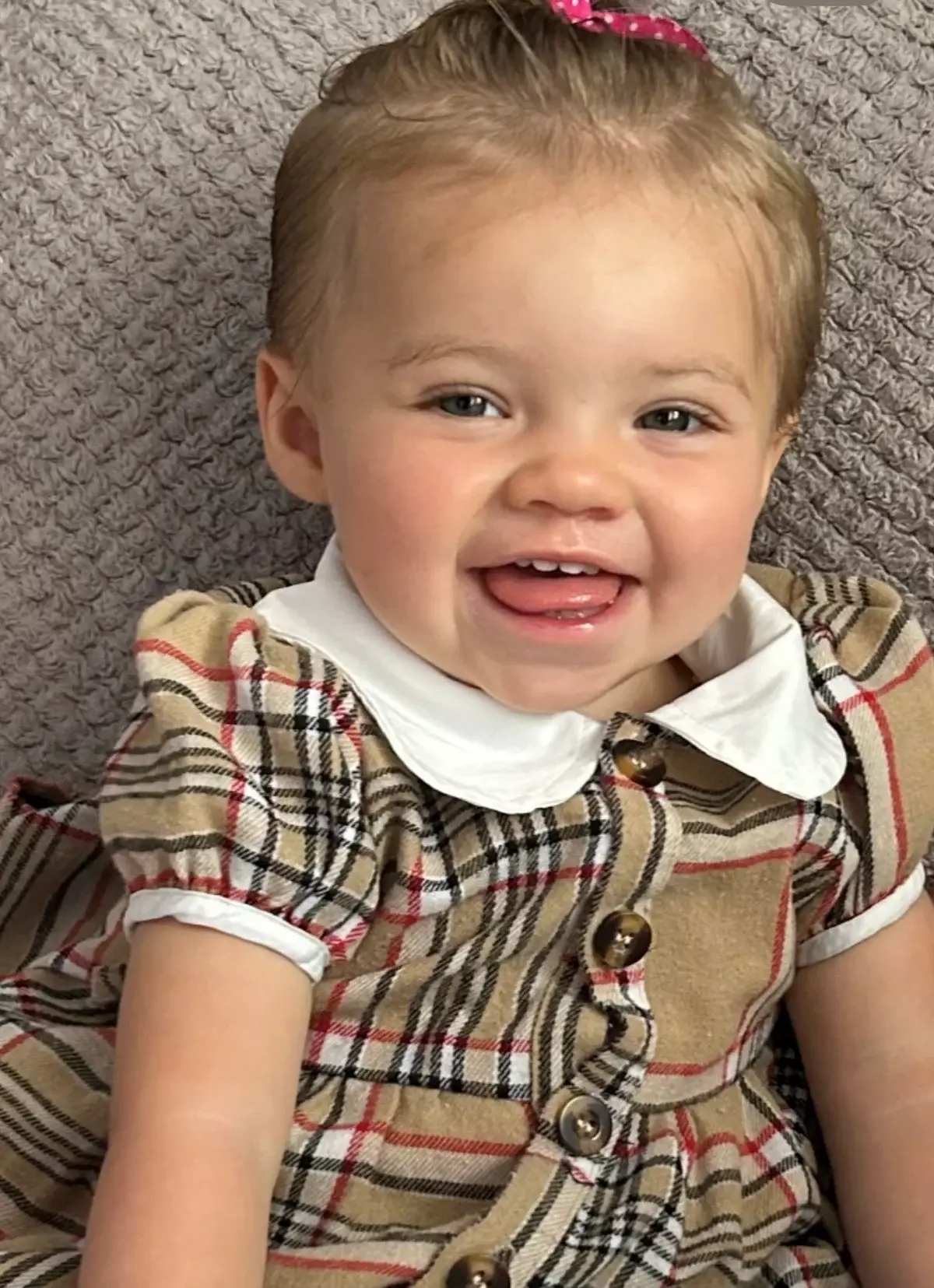 18-month-old Connie fell ill with a virus, suffered a cardiac arrest and later died (SWNS)