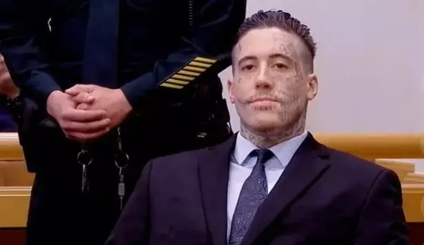 Although the killer looked calm and composed, Dr G reckons he was feeling very different on the inside (YouTube/Court TV)