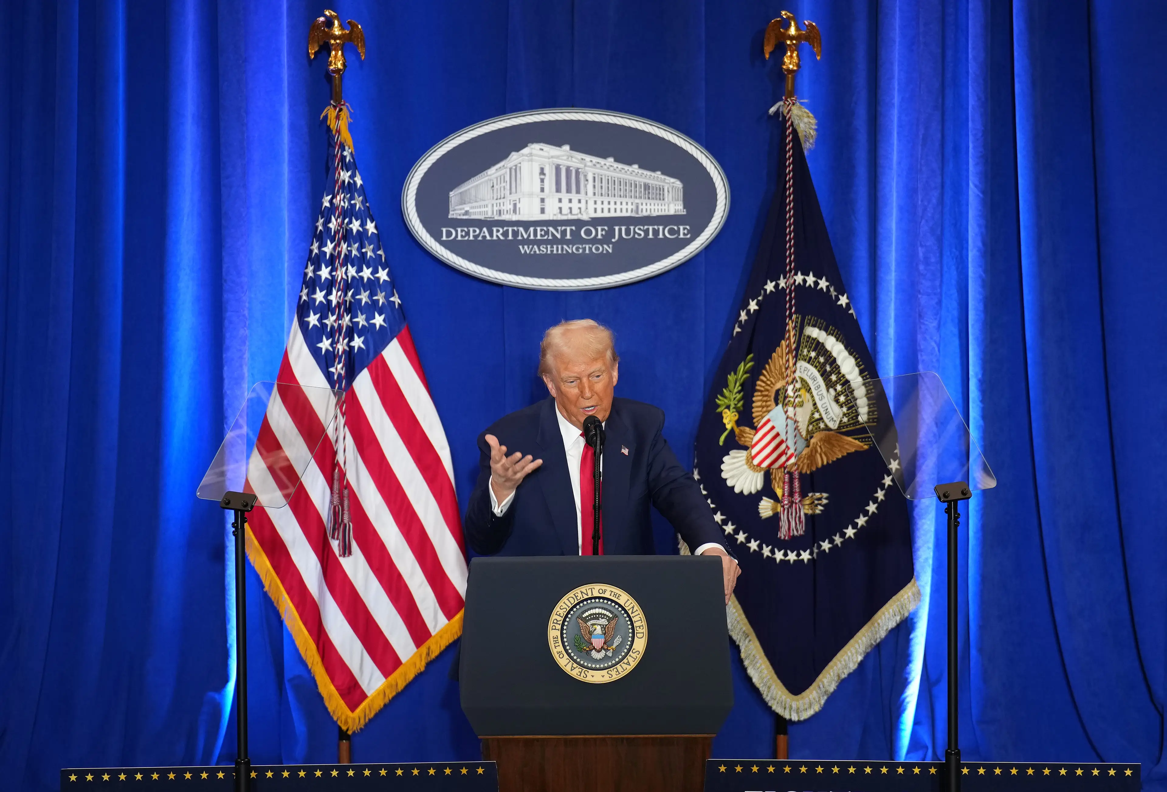 He wants to be tighter on who can get into the US. (Andrew Harnik/Getty Images)