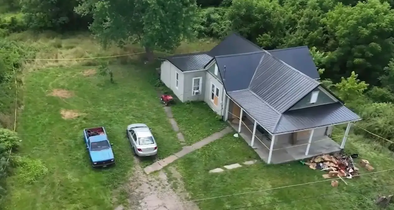The 16 children were living in squalor at the property, police said (YouTube/NBC4i)