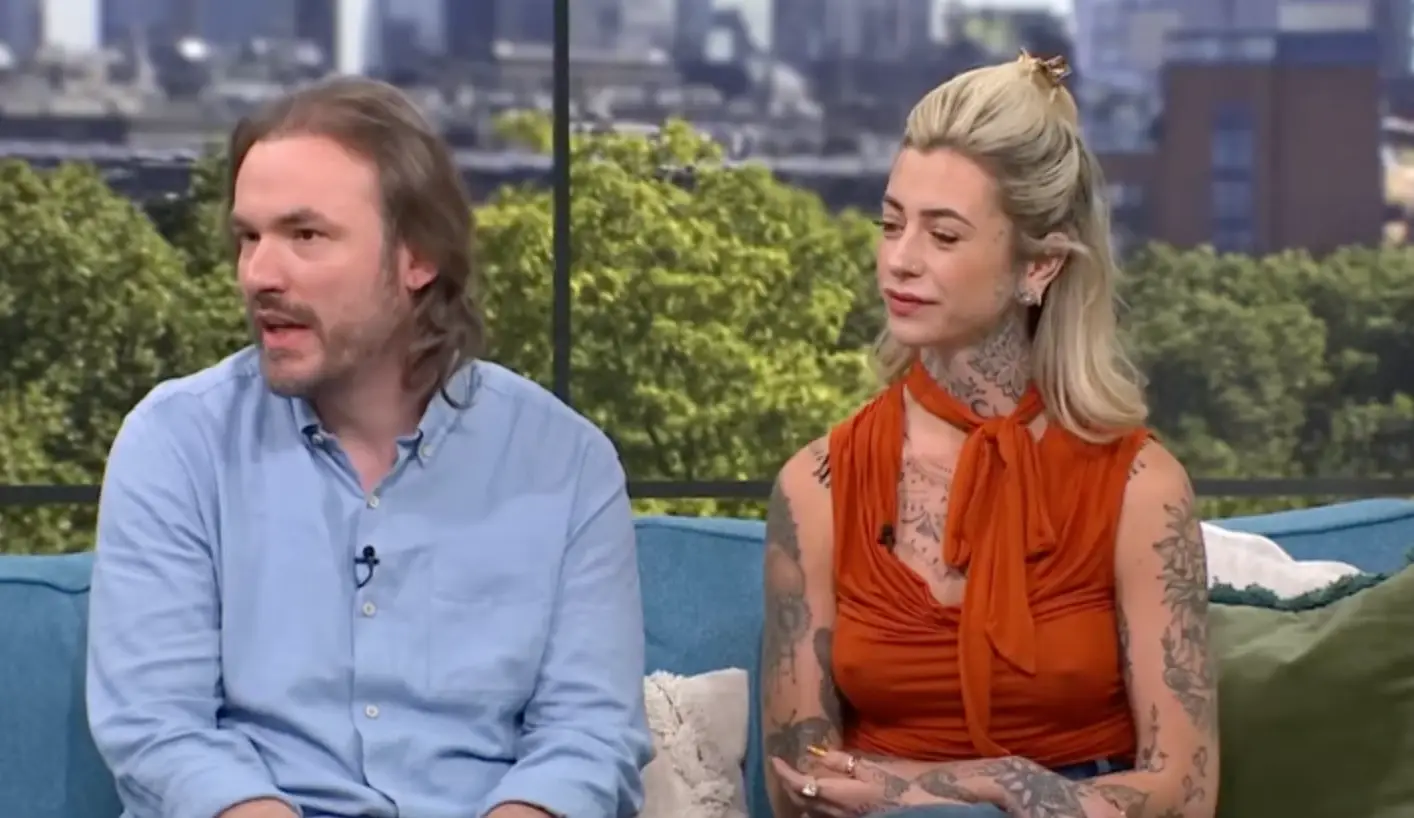 James and Saurora Grace on ITV This Morning. (YouTube/ITV)