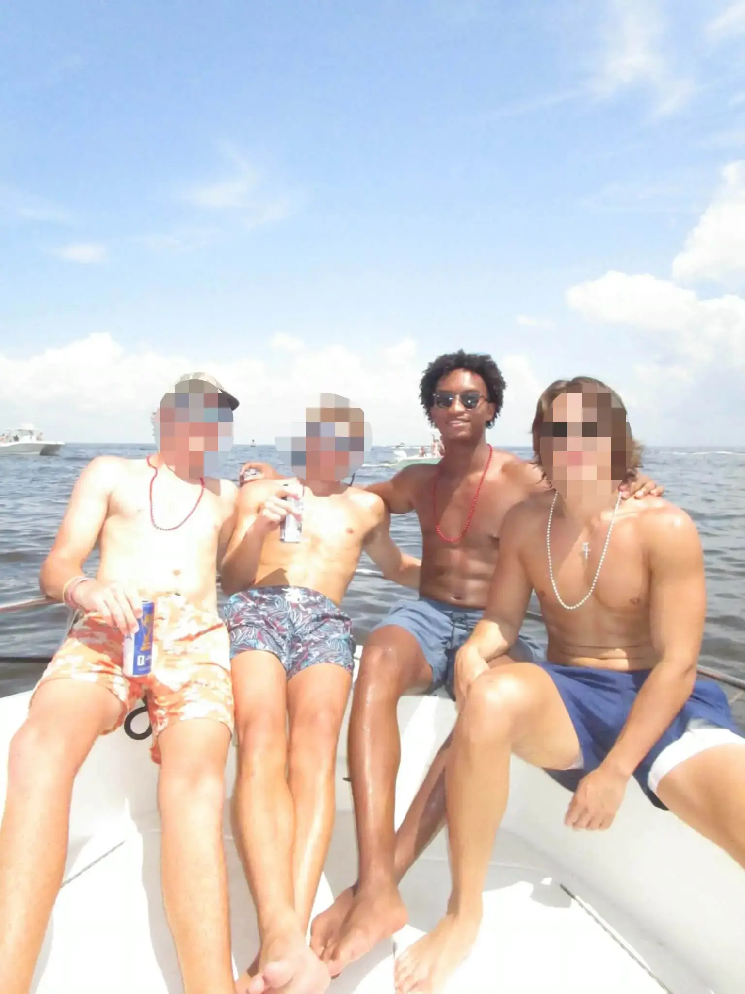 Nolan Wells' (center) body was discovered two days after it went missing (Family Handout)