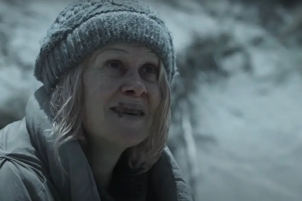 Sarah Paulson as Tuberculosis Karen in American Horror Story: Double Feature.