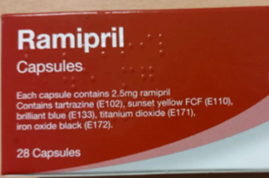 The MHRA has issued a warning to users of ramipril 2.5mg (GOV.UK)