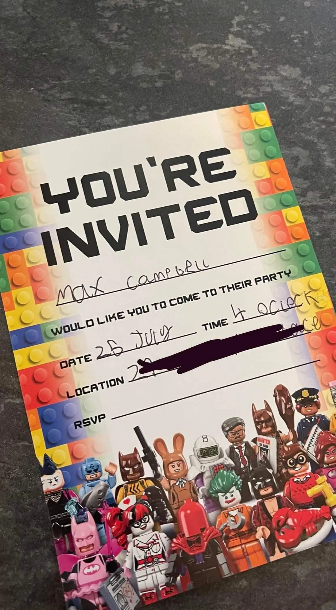 The 10-year-old decided he and his mates were due a party.
