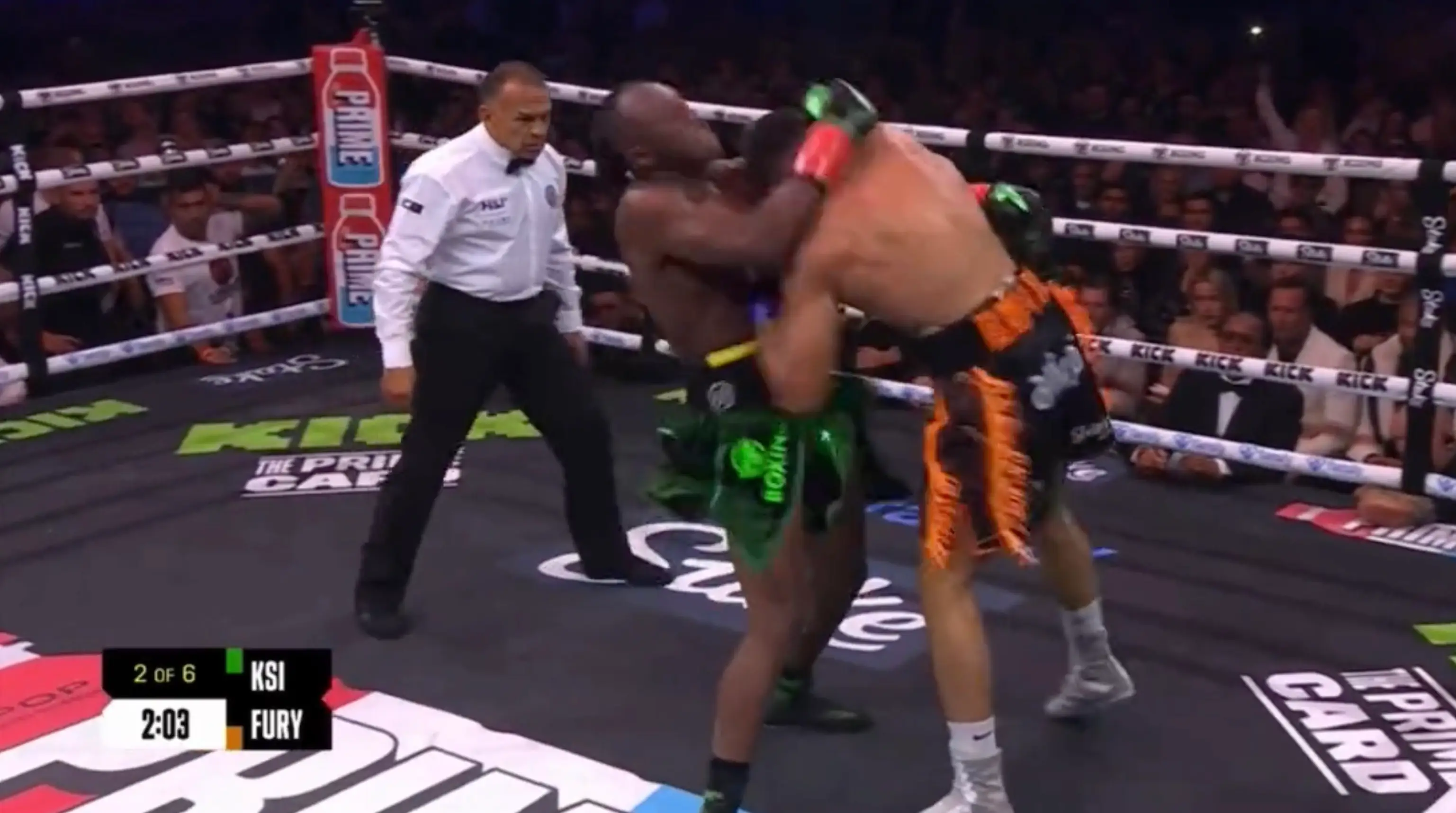 Fans claim the YouTuber should have been disqualified for the illegal punches.