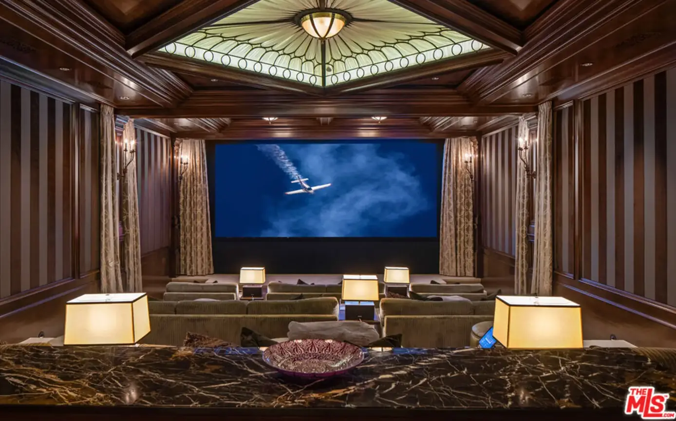 Wahlberg could watch himself on the big screen from the comfort of his own home.