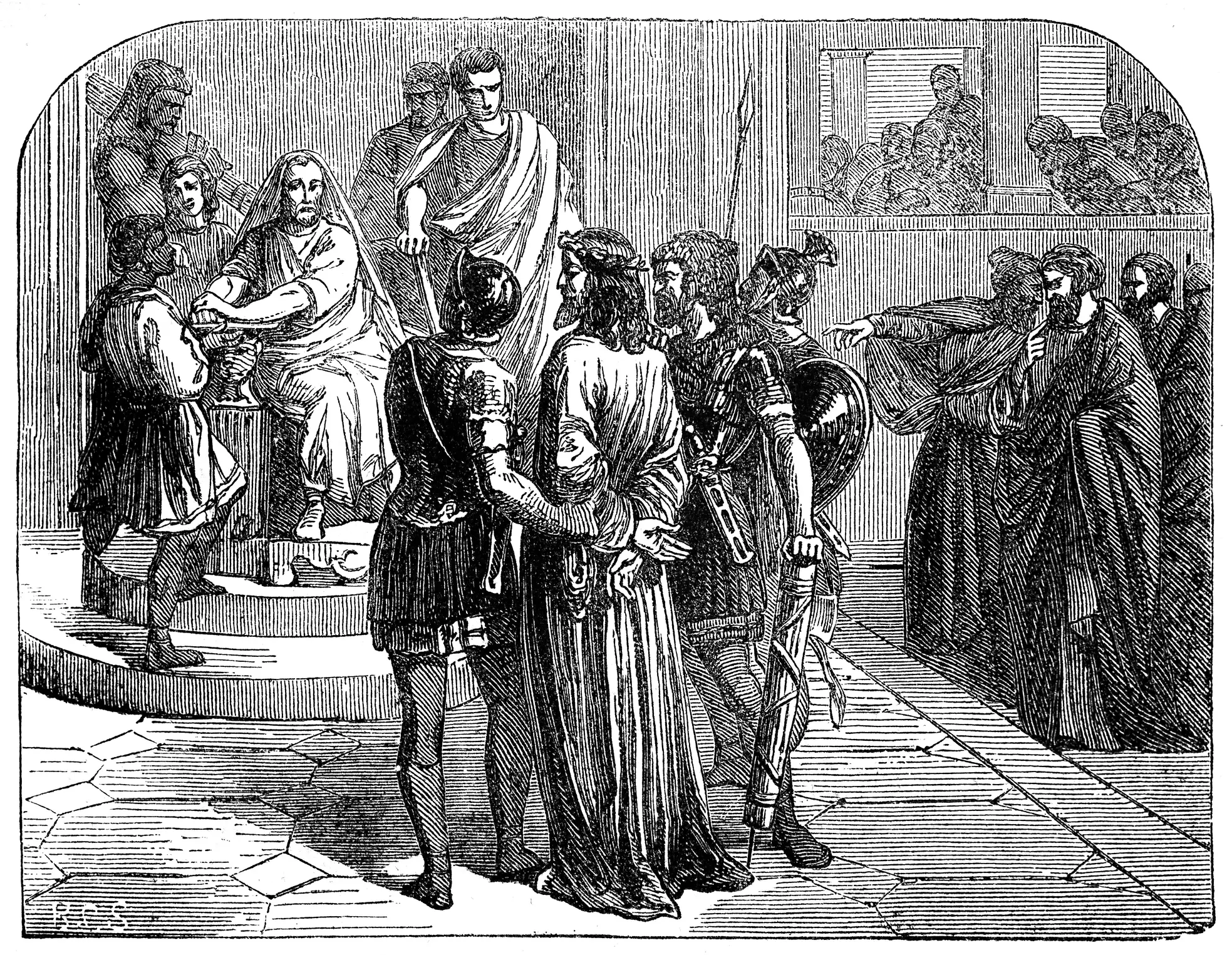 "Wouldn't it be strange if my entire life was remembered for this moment? Anyway, guilty." (1863 Ilustración Artística/Getty)