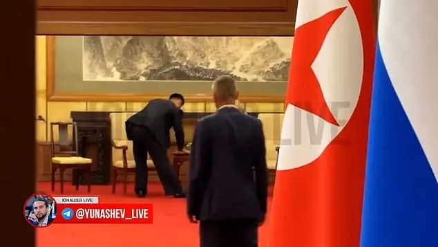 The video has sparked various theories online (Telegram/@Yunashev_Live)