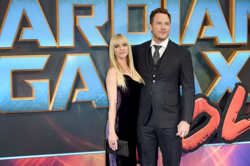Pratt and Faris in 2017, they soon started divorce proceedings (Anthony Harvey/Getty Images)