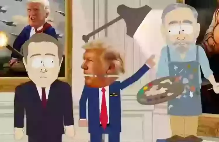 In the first of 50 episodes Paramount paid $1.5 billion for, Donald Trump is angry about his penis size (Paramount Plus)