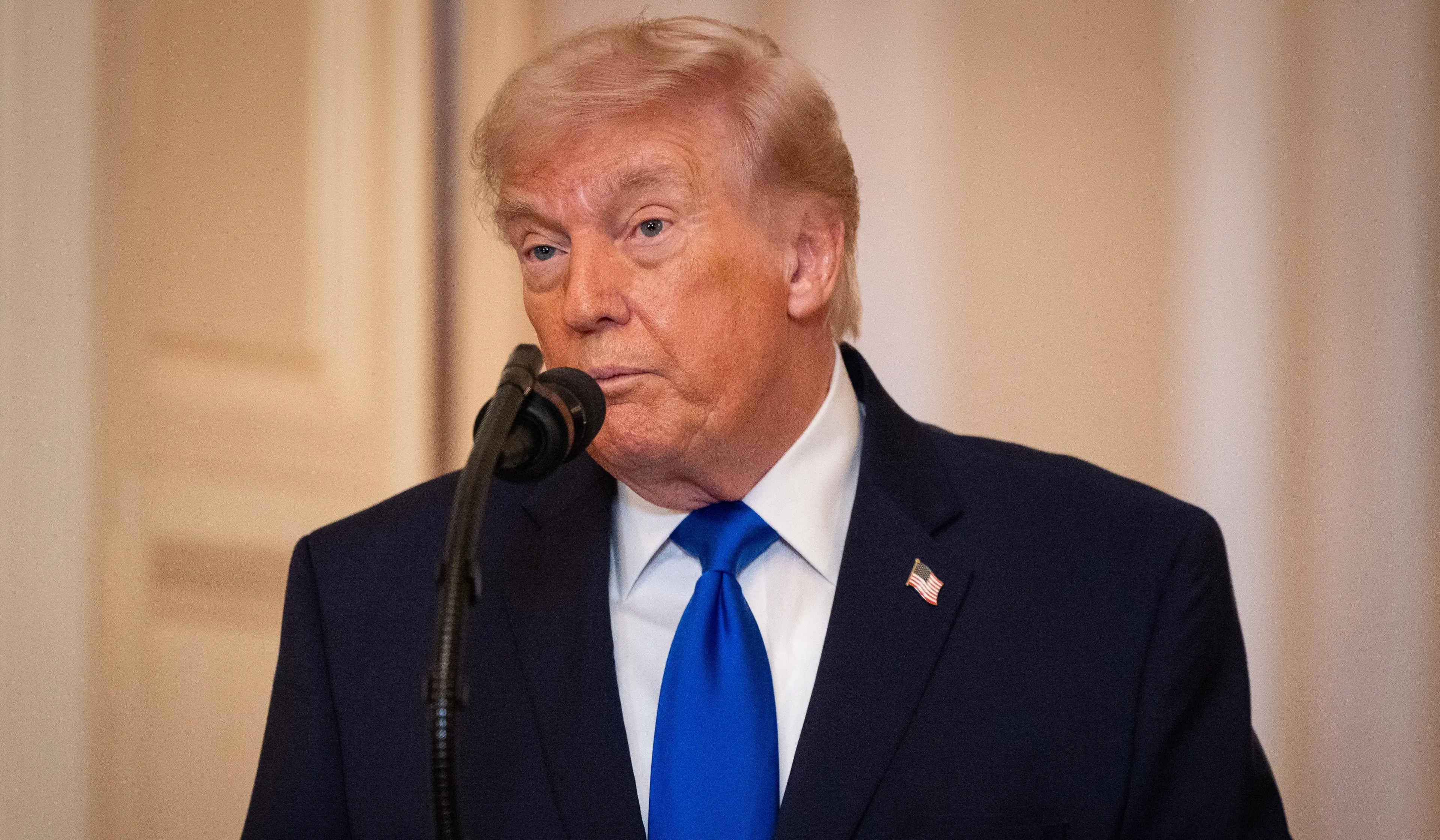 Trump announced that he would be publicising the documents last month (Nathan Posner/Anadolu via Getty Images)