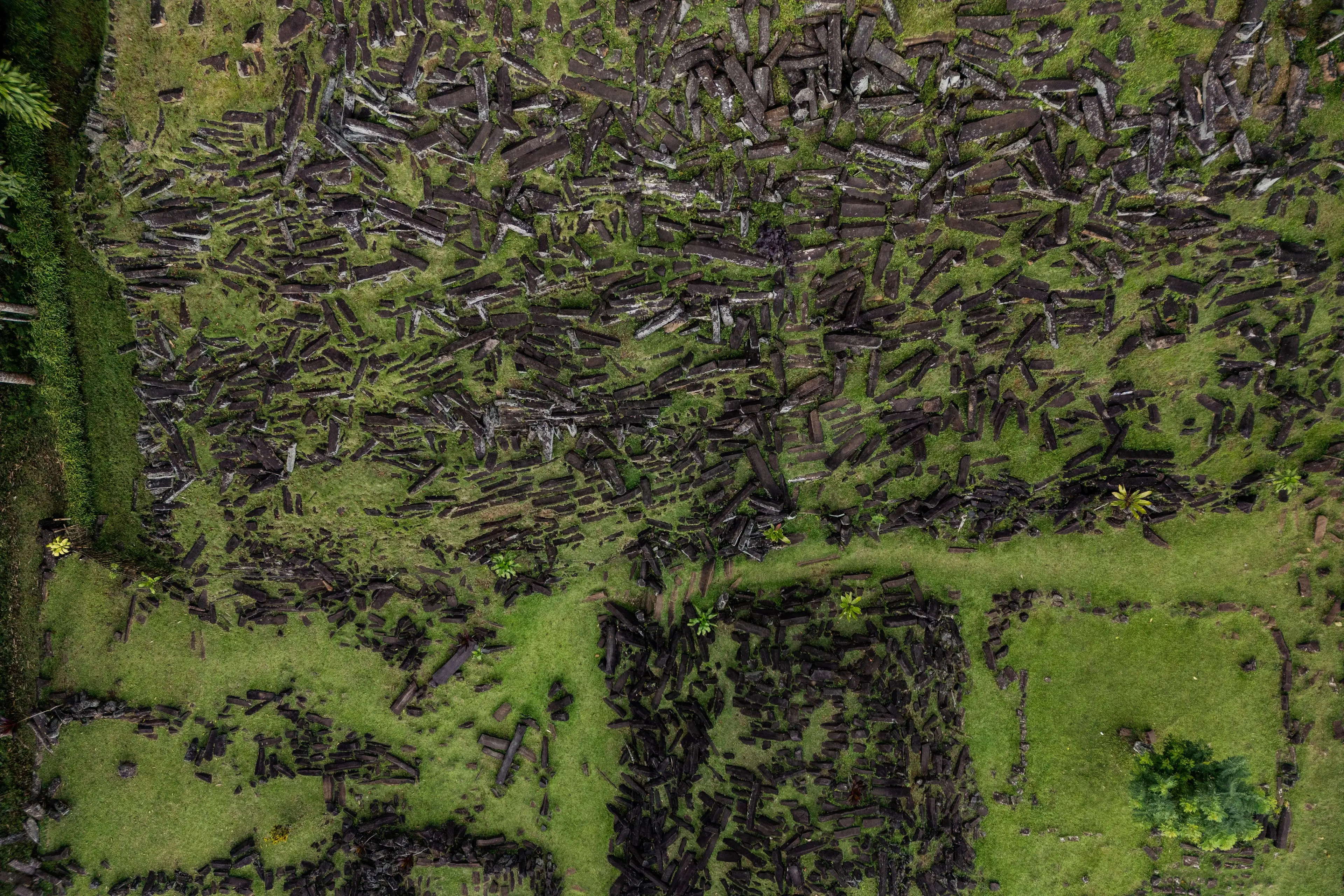 Academics have made bombshell claims about the Gunung Padang pyramid site (Garry Lotulung/Anadolu via Getty Images)