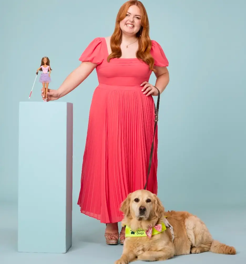 The blind Barbie has been given the approval of the Royal National Institute of Blind People. (Mattel)