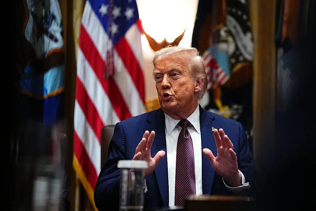 Donald Trump said Americans might 'like a dictator' (Aaron Schwartz/CNP/Bloomberg via Getty Images)