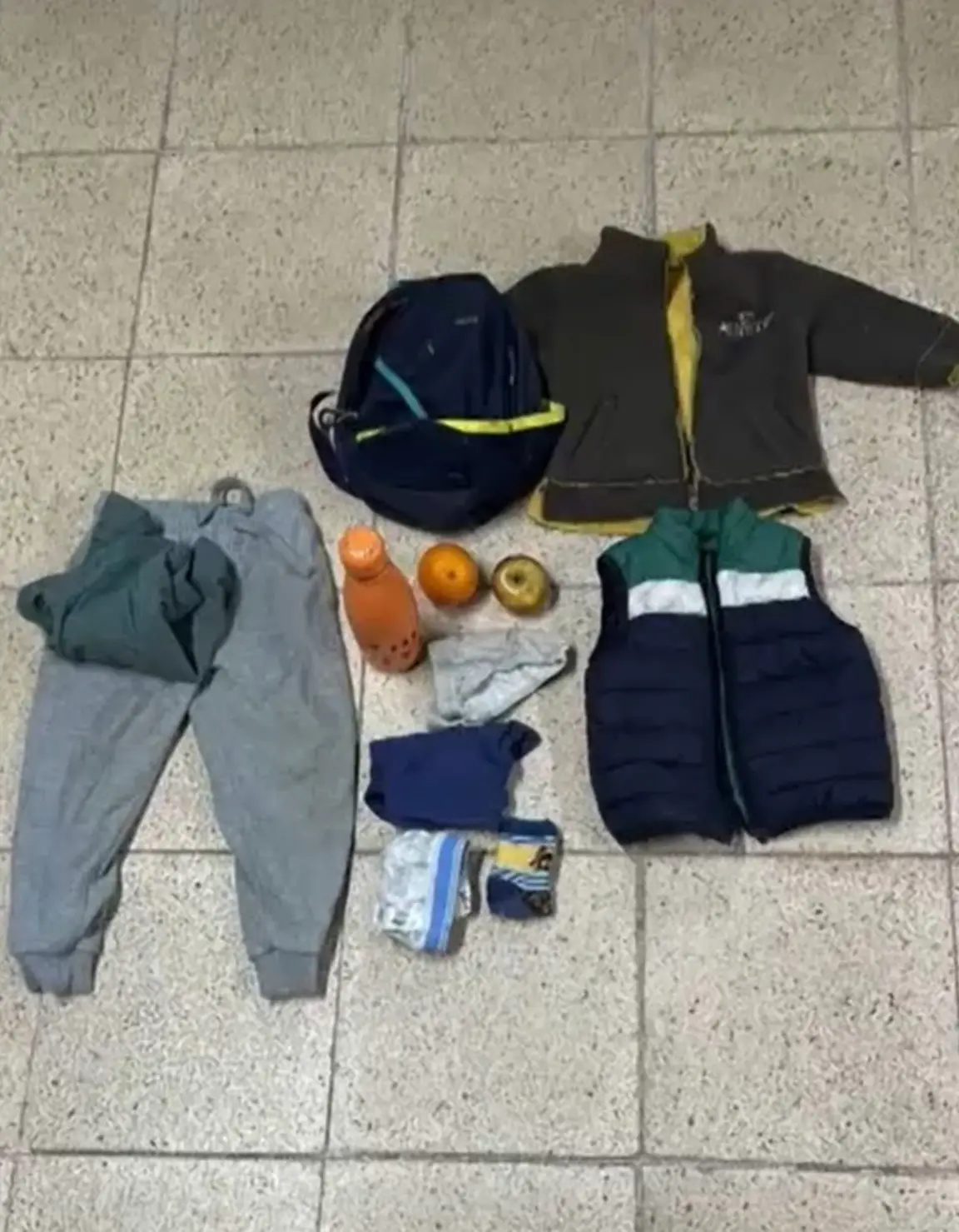 The French brothers were found with backpacks filled with some clothes, snacks and a bottle of water (Newsflash)