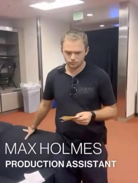 The crew member couldn't believe it. (Disney+)