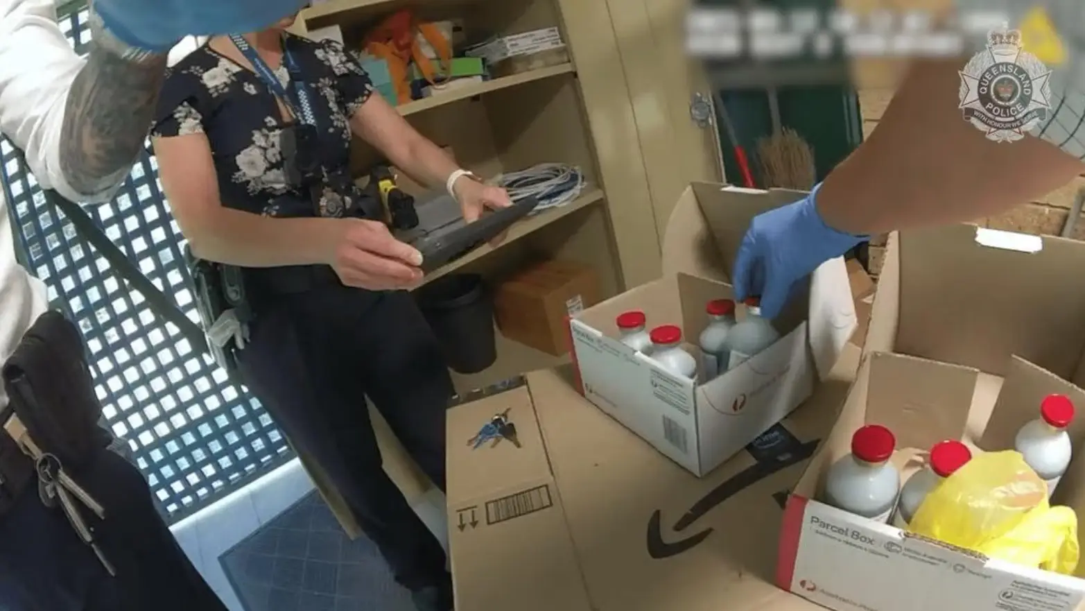 Police say they found the animal euthanasia drug pentobarbital at the man's home (Queensland Police Service)