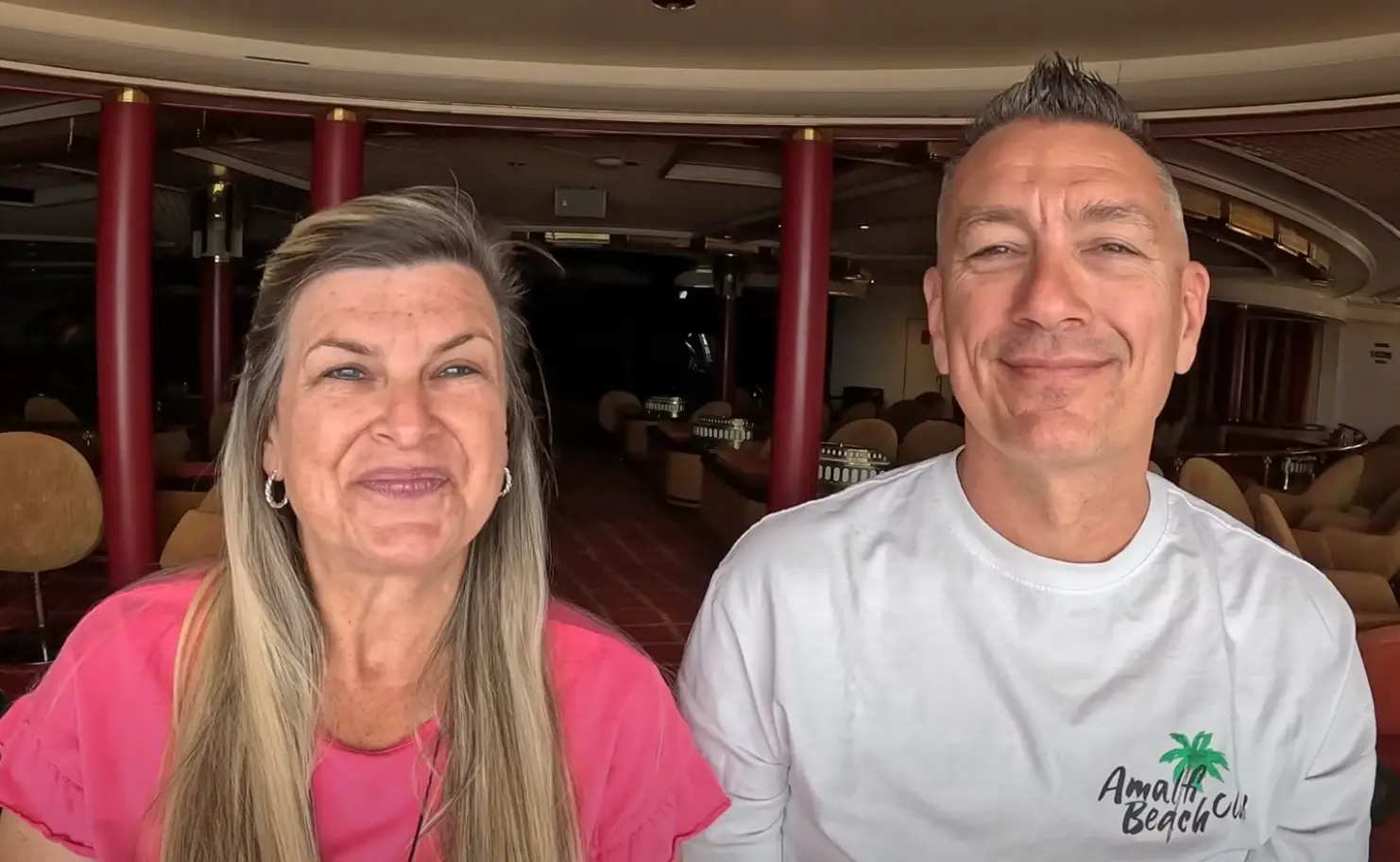 The couple broke down the monthly cost of living on a cruise (YouTube/MidLife Cruising)