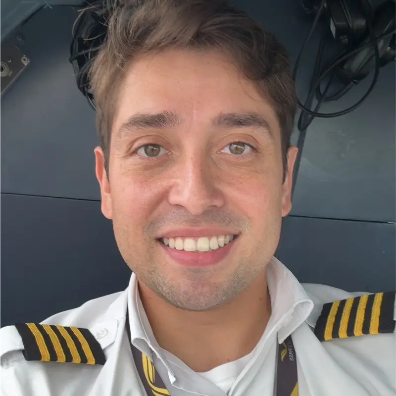 Pilot Danilo Santos Romano. (LinkedIn)