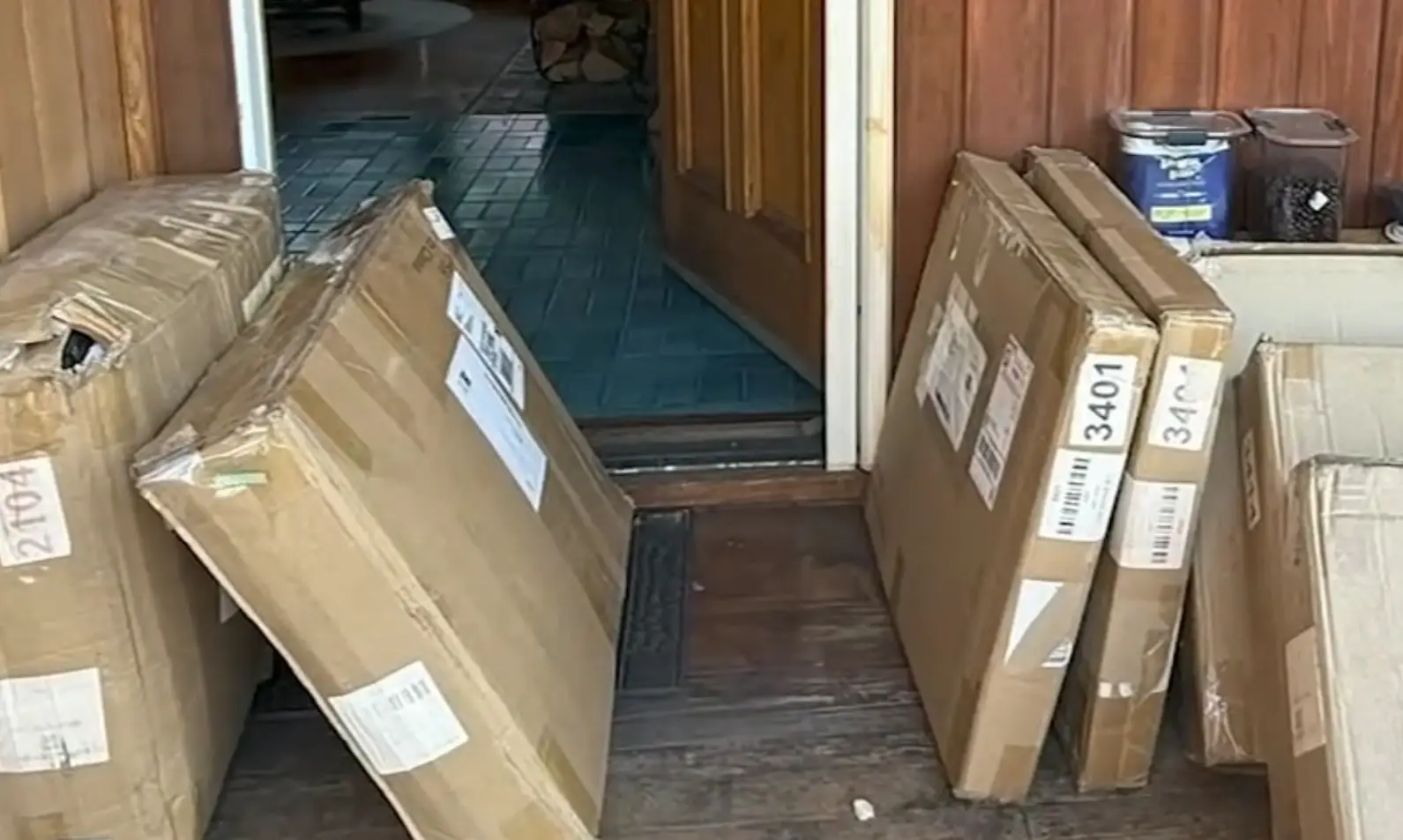 A Chinese seller on Amazon was using her house as their return address for unwanted orders (ABC 7 Eyewitness News)