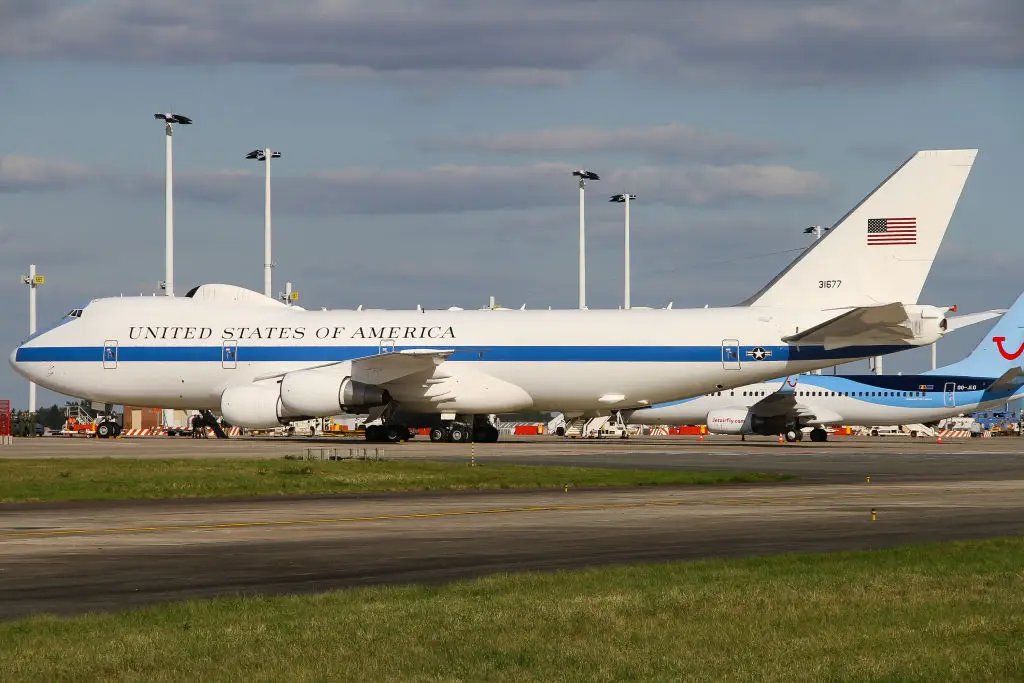 The US has four Nightwatch planes which can serve as mobile command centres (C. v. Grinsven/SOPA Images/LightRocket via Getty Images)