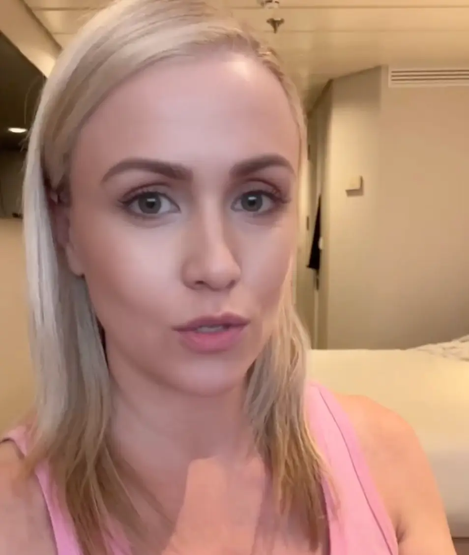 Kate took to Instagram to explain the reality of a spicy cruise (Instagram/kateshelor)