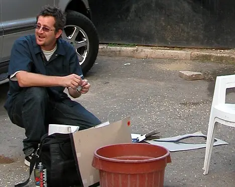 The Daily Mail released what it says is the first image known to be of Banksy (YouTube)