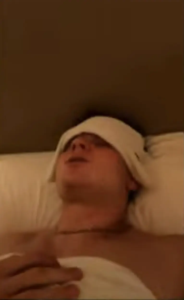 He says he nearly died. (Youtube/Alex Kovsky)