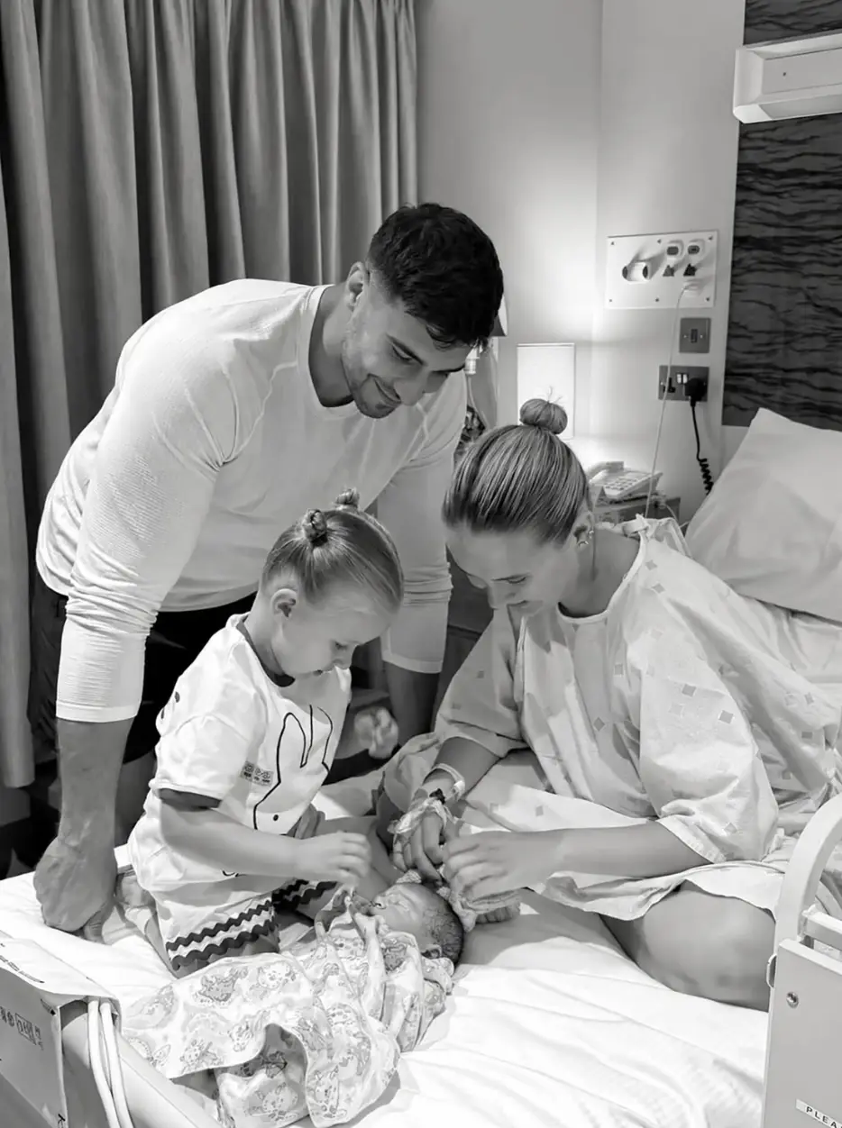 The couple welcomed baby number two last week (Instagram/@mollymae)