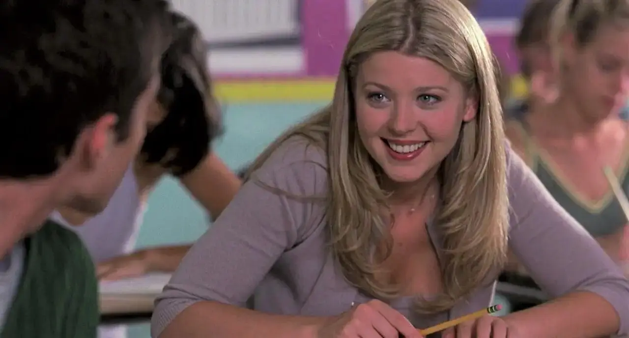 Reid shot to fame as Vicky in 1999 teen movie American Pie.