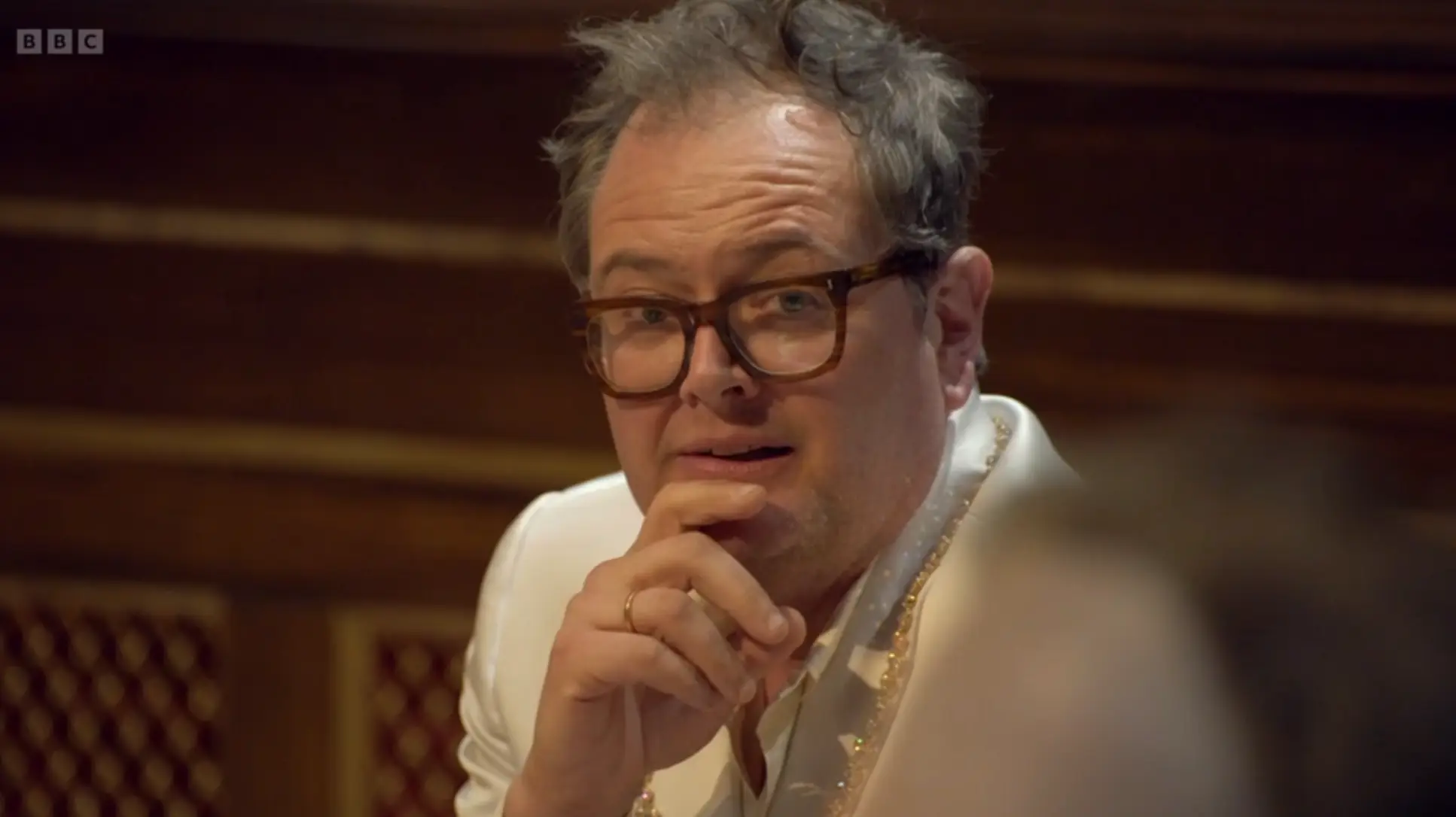Alan Carr was the winner of the first ever Celebrity Traitors (BBC)