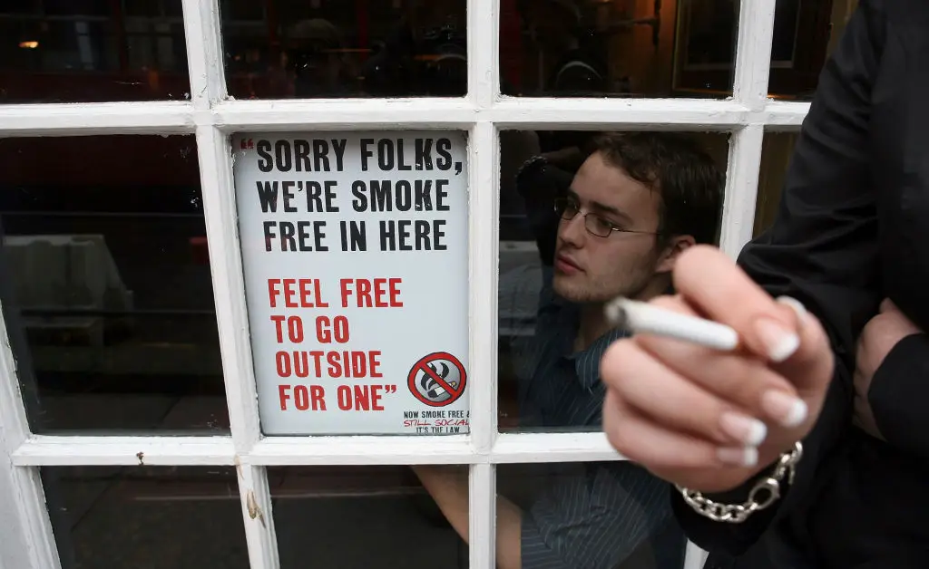 The 2007 smoking ban was introduced on 1 July of that year (Matt Cardy/Getty Images)